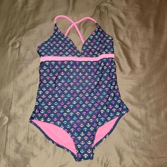 Xhilaration Multi- Color Naval Swimsuit - Picture 1 of 6